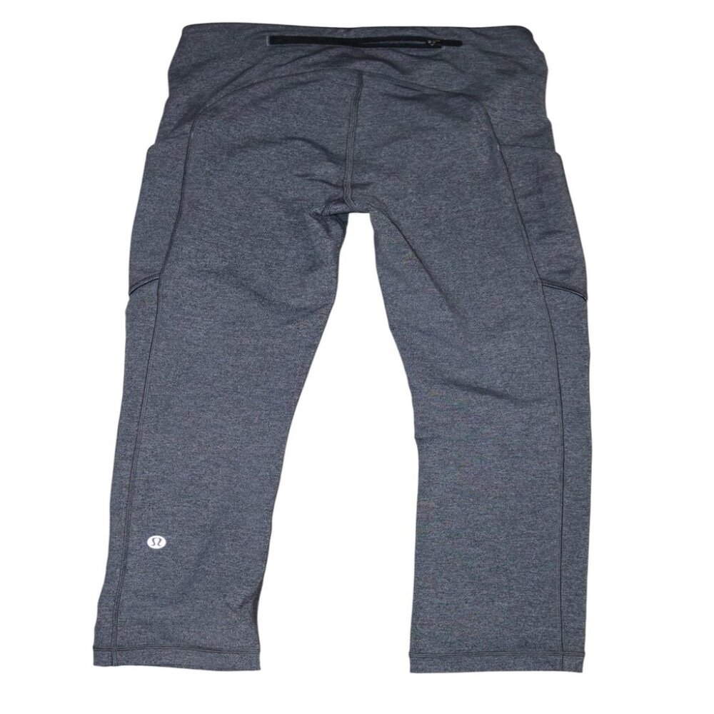 Lululemon Speed Tight Gray Running Leggings Size 2